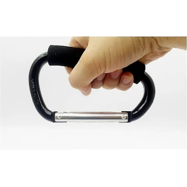 Grocery Bag Carrier Handle Tool Multipurpose Snap Hook Stroller Hook Set Organizer 2-pack