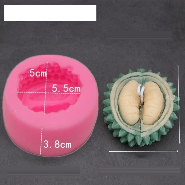 Ljusformar Ljus Stearinljus DIY Gjutformar i Silikonform Durian