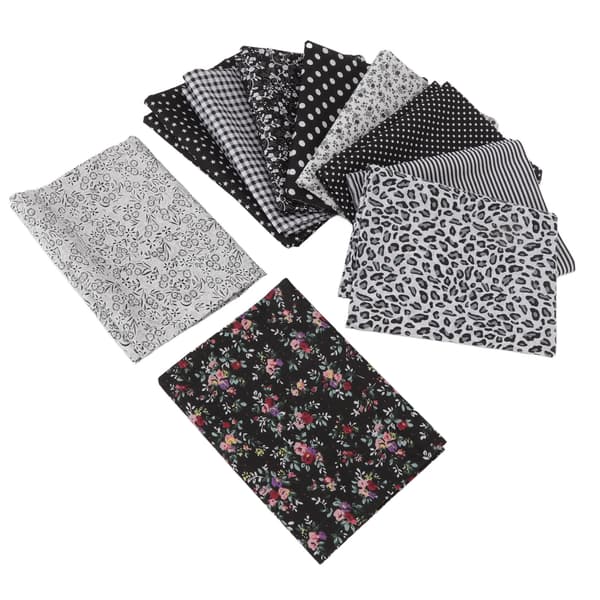 Blødt stof til håndarbejde, forhindrer fnugdannelse, printbart, klippbart bomuldsstof til syning, patchwork, scrapbooking, 10 farver