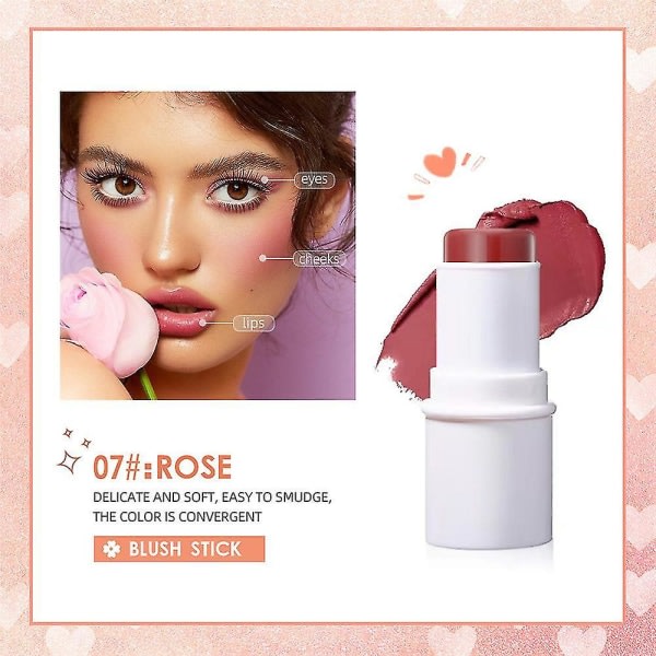 1. Multifunksjonell Makeup Stick Highlighter Blush Lip Balm