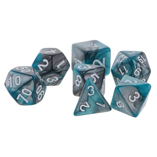14 st Polyedriska Tärningar Tärningsset 16mm för DND D&D Warhammer 40K Brädspel-Perfekt_tfrf
