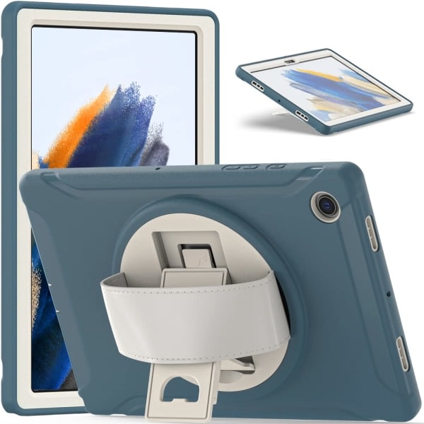 CDQ För Samsung Galaxy Tab A8 Case 10,5 tum, SM-X200/X205, sininen