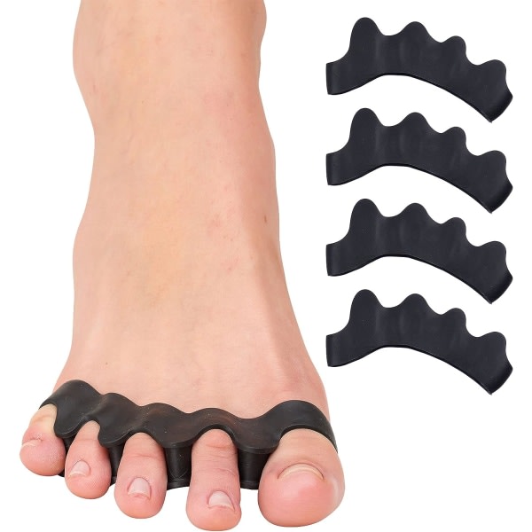 2-pack silikontåhättor för korrigering av falanghöjd, hallux valgus och hammartår