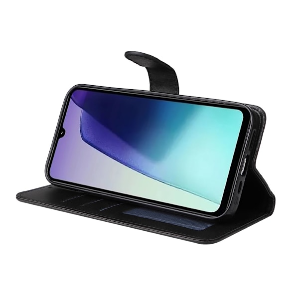 SKALO Xiaomi Redmi 14C PU-Lær Lommebokdeksel - Flere farger Black Svart