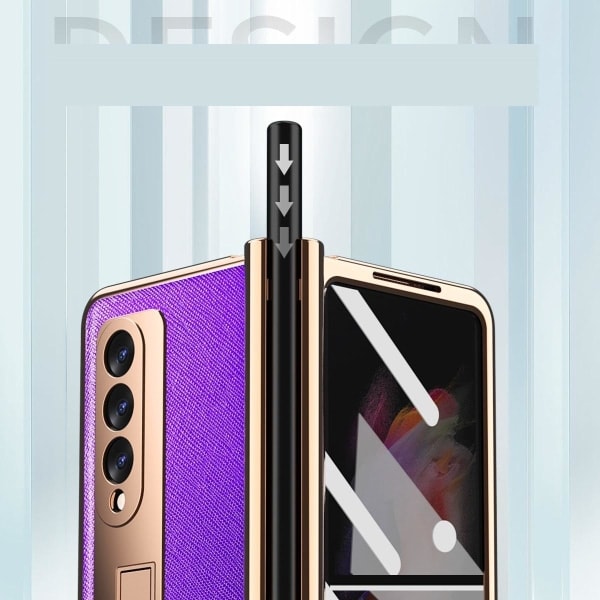 skal / case / etui for Samsung Galaxy Z Fold3 5G gul gul