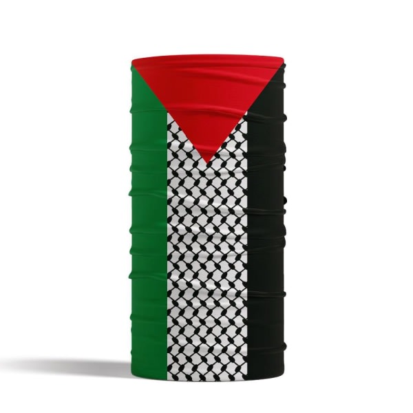 Palestiinan lippu huivi kaulaliina monitoiminen huivi aurinkosuoja pyöräilymaski Stil 4