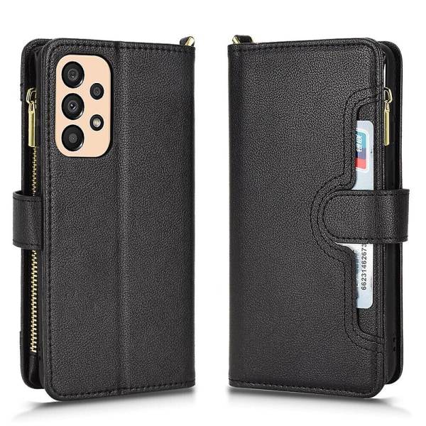 Kompatibel med Samsung Galaxy A32 5g Cover Magnetisk pung Premium læder kortholder Beskyttende etui szq