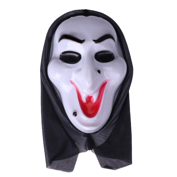 CDQ Halloween-mask, vuxet barn dödsgud, skräckspökmask (häxa)