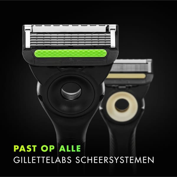 Rakbladsrefiller, 5-blads kassetter med precisionstrimmer, passar exfolierande bar och uppvärmd rakhyvel, 9-pack