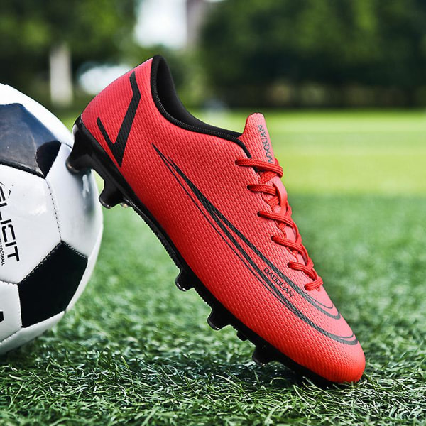 Fotbollsskor for herr Fotbollsskor med høj ankel for voksne Træning Sport Skor Sneakers Yj2209-1A Red 43