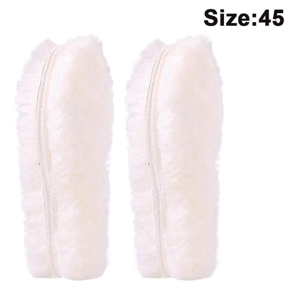 Fuzzy Fåreskinn Innersula, Varm Tjock Fluffy Lammull Inlägg 37