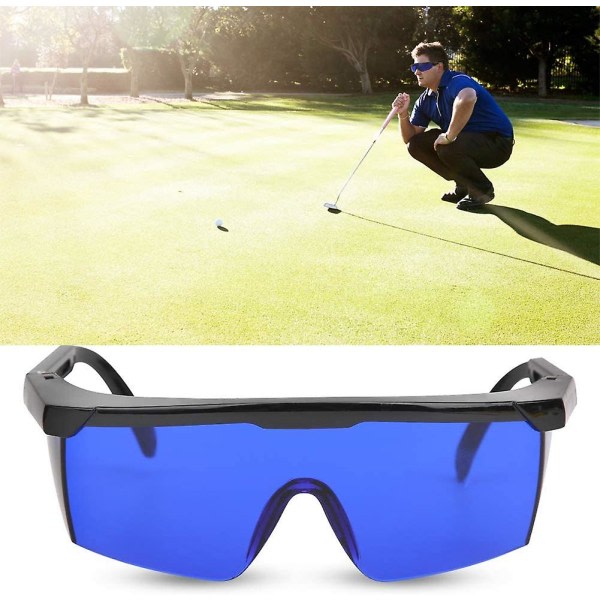 CDQ Golf Ball Finder Glass med blå tonade linser for å finne bollen kommer