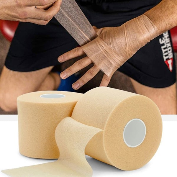 Sport Foam Wrap Mjuk Underwrap Sport Physio Tape Bandage Body Gul En Storlek
