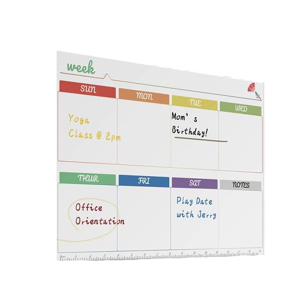 Versatile Organizer, Erasable Many Times, Perfect For Grocery Lists, To-Do Lists, And Reminders, Magnetic Whiteboard With Smooth Surface
