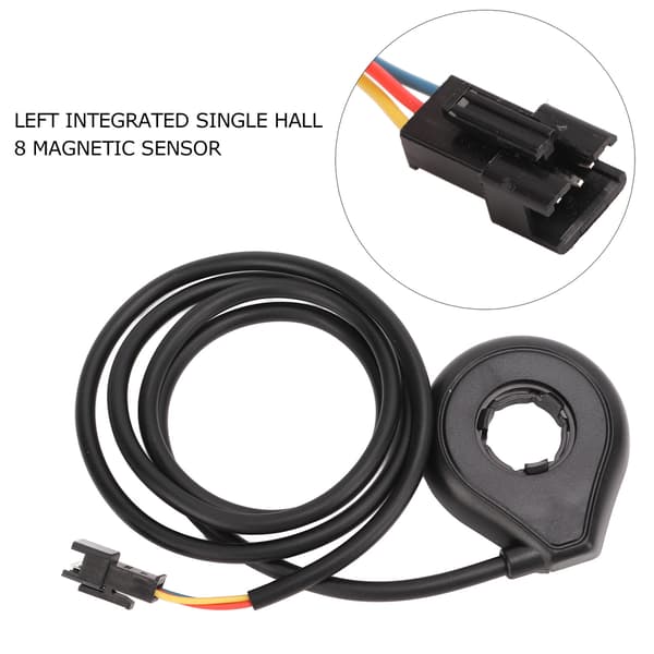 Elektrisk cykelpedalsensor Professionel 8 Magnetisk Enkelt Hall Sensor Elektrisk cykelpedalassistent sensor