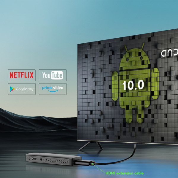 CDQ H313 Android Big TV HDR Set Top OS 4K Internet HDTV webbpelare