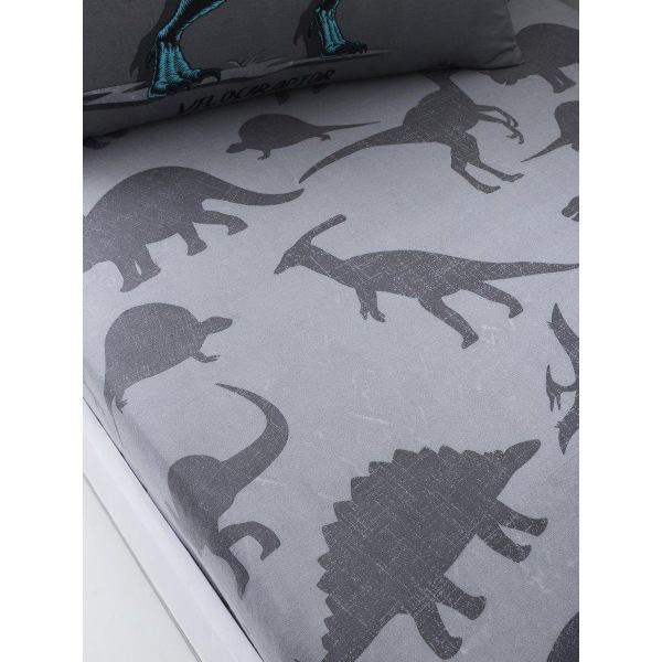 Friends Dinosaur Lakan Set Single Grey Grey Single
