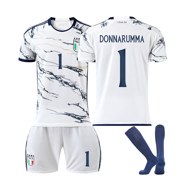 23 Europacup Italien Borta fotbollströja NR. 1 st Donnarumma tröja set - Perfet #XS