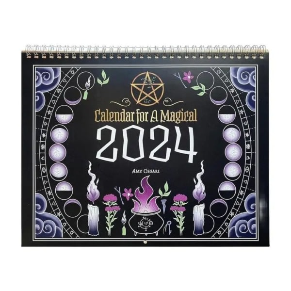 2024-kalender för en magisk skrivbordskalender Magisk dagligen