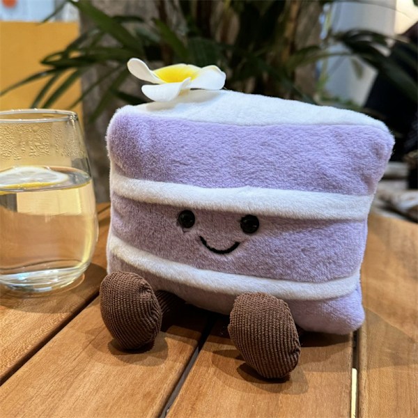 Jellycat plysjdukke serie dyr capybara plysjdukke dukke plysjleke grossi Taro paste cake 25cm