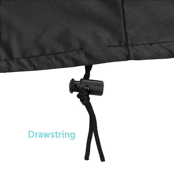 Grillöverdrag för Weber Q2000 och Q200-serien, 210D polyester, vattenresistent, UV-resistent utomhusskydd, 90 x 55 x 27 cm