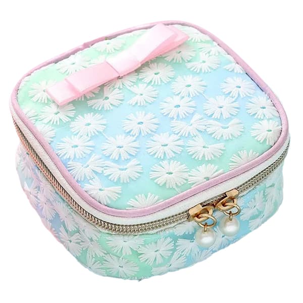 Sanitetsbind Oppbevaringsveske Sanitetsbindpose Organizer Holder Broderi