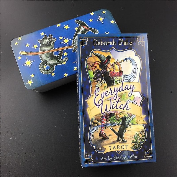 Nya Everyday Witch Tarot Cards:spørg og känn den mytiske ödesspådomen for lyckospel Taort Deck Brädspel52st Ts55 zdq