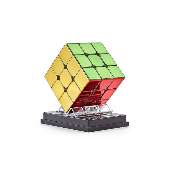 Ny Magnetic Magic Speed ​​​​Gan Cube 3x3 Speed ​​​​Cube Profesjonell klistermerkeløs magnetkub oppgraderad versjon null ingen