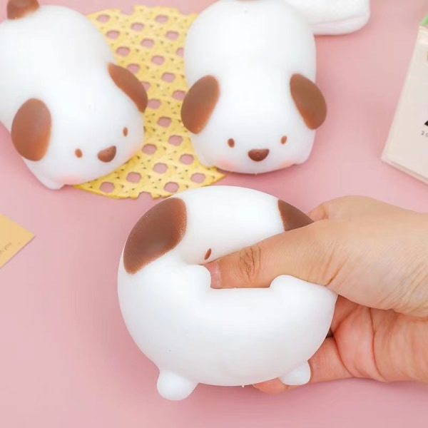 2-pack mage hund och mage gris mjuka leksaker 3D squishy leksaker Stress Relief Squeeze Leksaker Fidget Toys för barn och vuxna szq