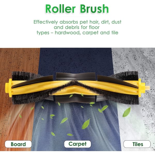 Ecovacs DEEBOT OZMO 920 950 T8 AIVI Max T9 T5 N5 N7 N8+ N8 Pro Plus DX55 DX93 DJ65 -robotdammsugartillbehörssats