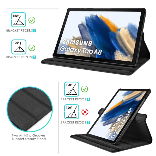 CDQ Case till Samsung Galaxy Tab A8 10,5 tum 2021 2022 surfplatta