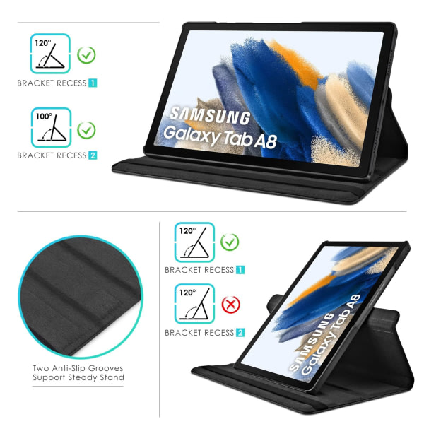 CDQ-kotelo Samsung Galaxy Tab A8 10,5 tuuman 2021 2022 -tabletille