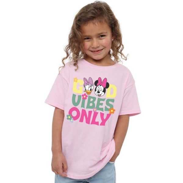 Disney Girls Good Vibes Only Minnie Mouse T-shirt 3-4 år Lig Ljusrosa 3-4 år