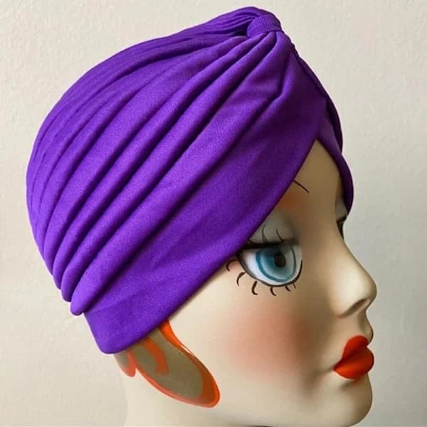 Turban - Dame - Lilla Lilla