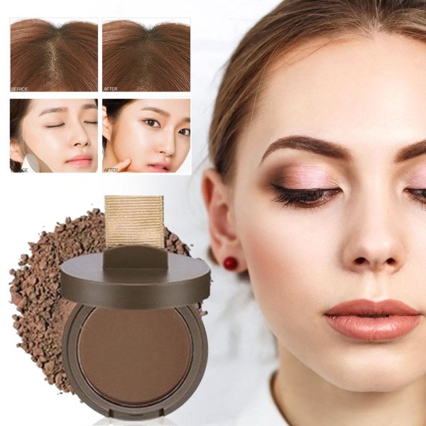 Pehmeä hieno jauhe Pang Line Shadow Makeup Hair Concealer Root C 02 vaaleanruskea 4g