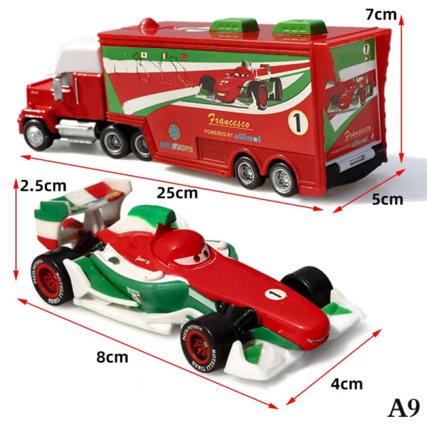 Disney Pixar Cars 3 Lightning McQueen -auto - Perfet A9 A9