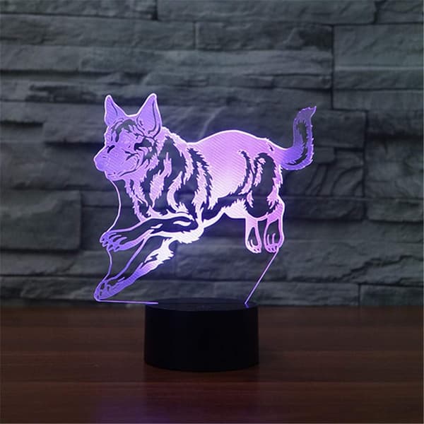 Schäfer 3D LED Optisk Illusionssensor Natlampe w