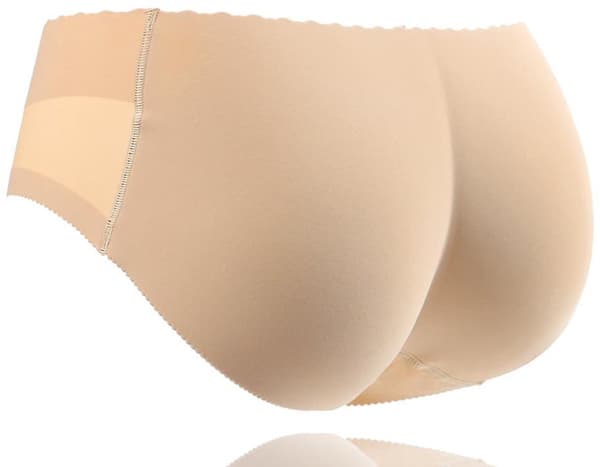 Push-Up undertøy - Rumpe-løfter - Shapewear - Truser med polstring - Beige - Størrelse L