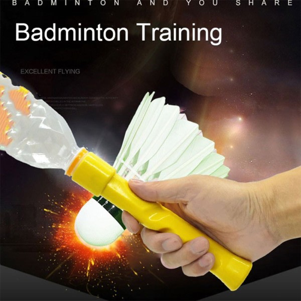CDQ Bärbar badmintonracket treningsswingracketutstyr Rød