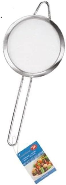 Finmasket si i rustfrit stål til mel og flormelis til køkkenbagning og te 14 cm 14cm