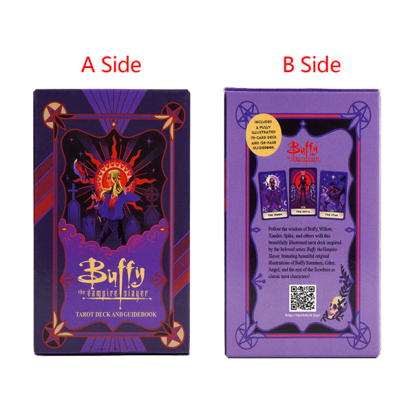 Buffy vampyyrintappaja Tarot-ennustusennustuspakka Perhe Monivärinen yksi koko