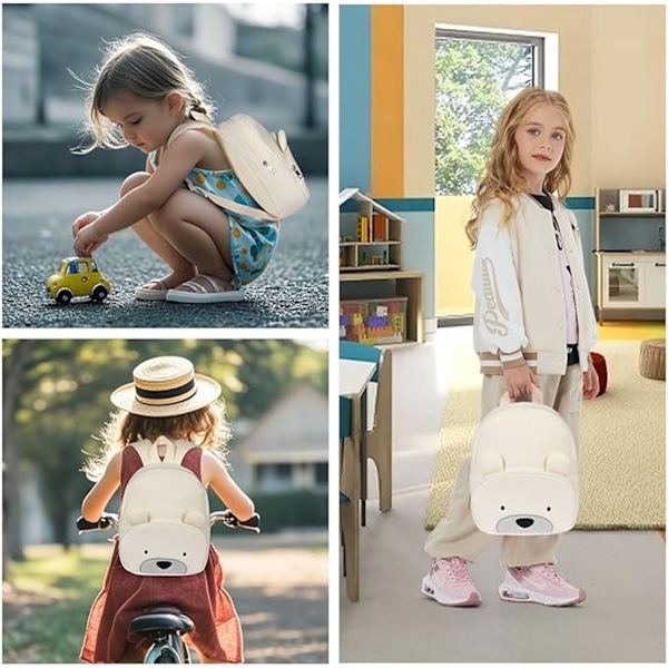 Backpack - Furred mini - small cute plush - preschool - backpack for children