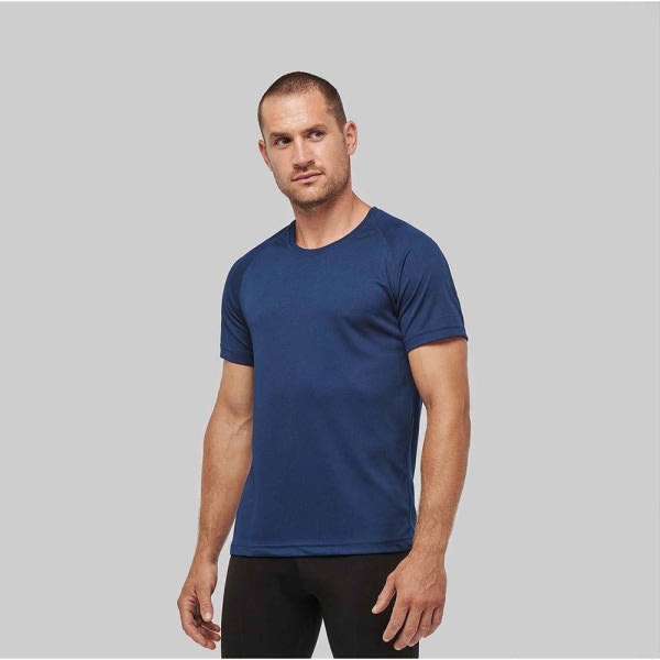 Kariban Herre Proact Sport / Tränings T-Shirt XL Marinblå Navy XL zdq