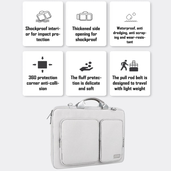 CDQ 13,3 tums case kompatibel med MacBook