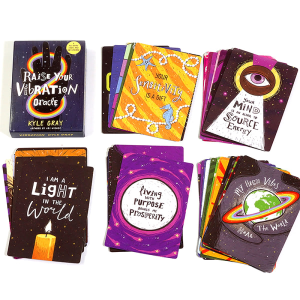 H?j ditt Vibrations Oracle Card Tarot Divination Deck Family P A one size