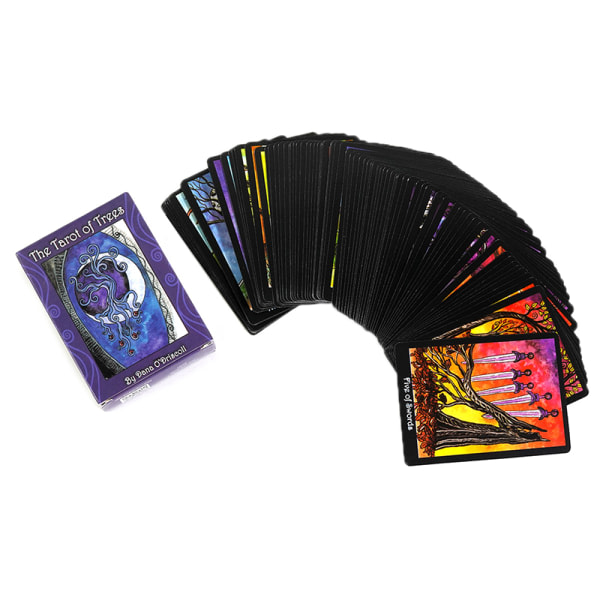 CDQ The Tarot of Trees Prophecy Divination Deck Familiekortspill