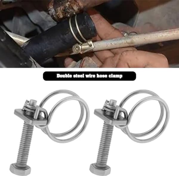 20 säädettävää 18 - 22 mm letkunkiristintä...