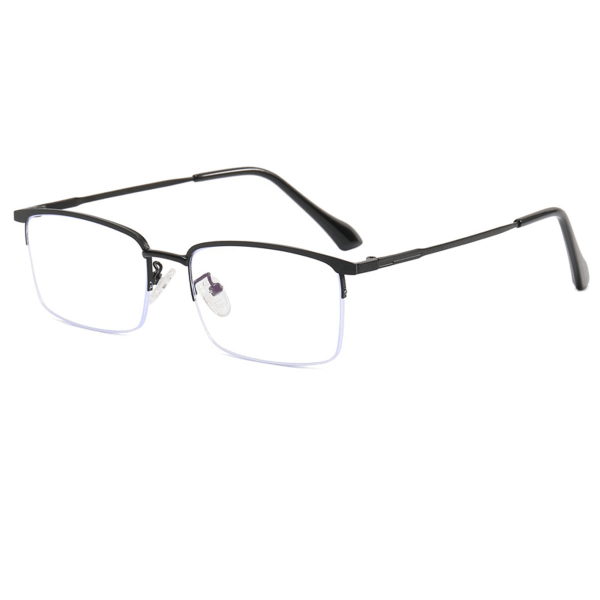 CDQ Klassisk retro anti-blått lys genomskinliga glasögon unisex