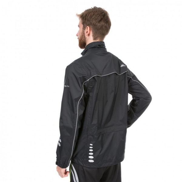 Trespass Axle Vanntett Full Zip Aktiv Jakke XXS Sort Sort XXS zdq