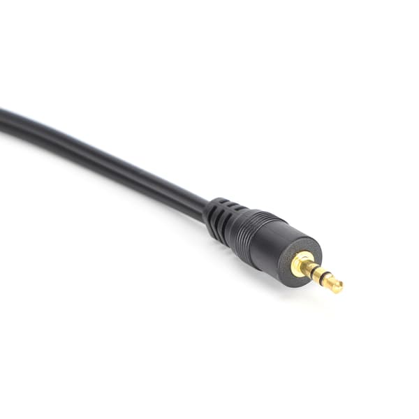 Mikrofonkabel 3,5 mm stik til Dual XLR han adapter Interc